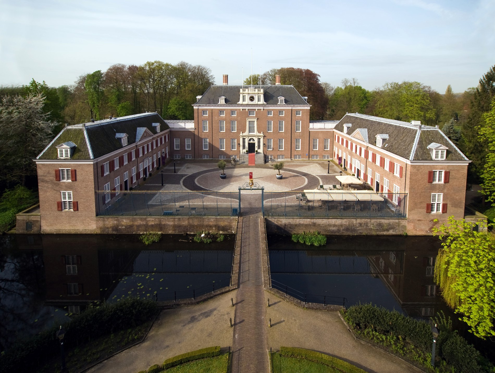 Slot Zeist en de slotgracht